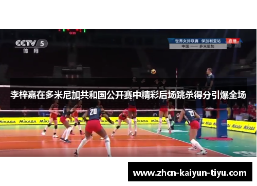 李梓嘉在多米尼加共和国公开赛中精彩后场跳杀得分引爆全场